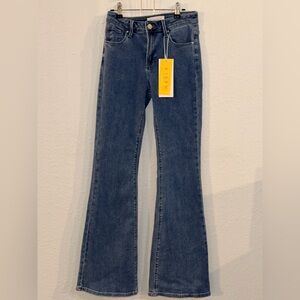 Risen Women's Blue Flare Jeans